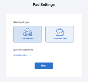 Pad settings editor