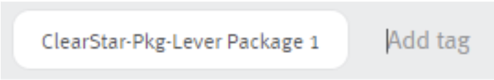 ClearStar Package tag on candidate profile