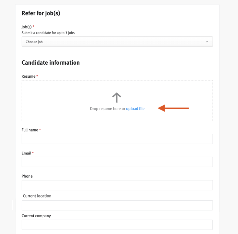Referral form with arrow pointing to resume field.png