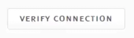 Live image of verify connection button being clicked in Lever