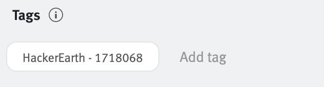 HackerEarth tag on posting in Lever