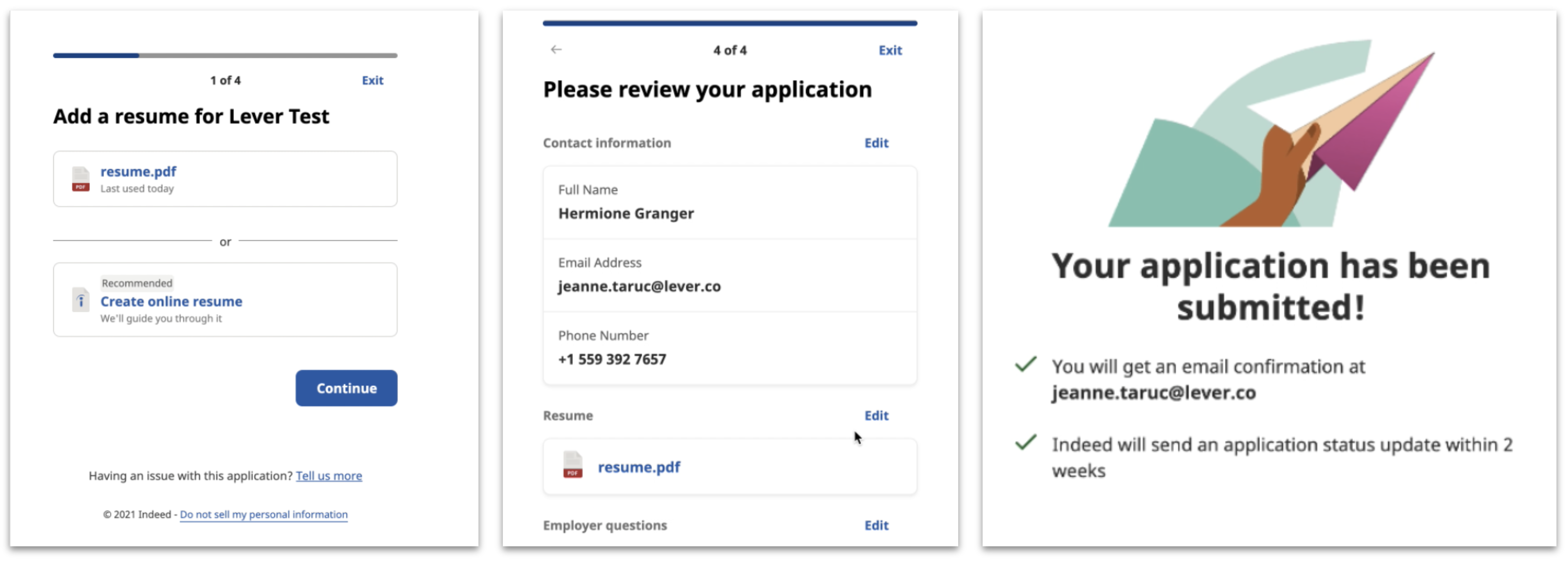 Enabling and using the Indeed Job Feed and Indeed Apply integration ...