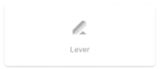 Lever logo.