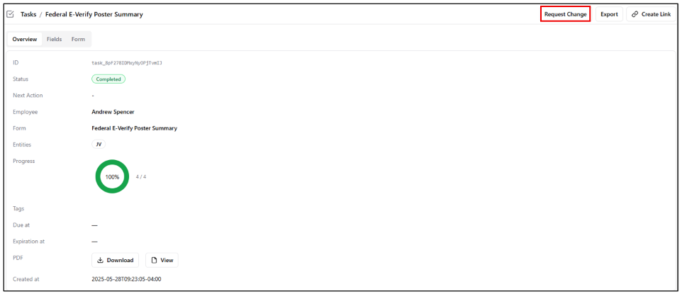 request change to task.png