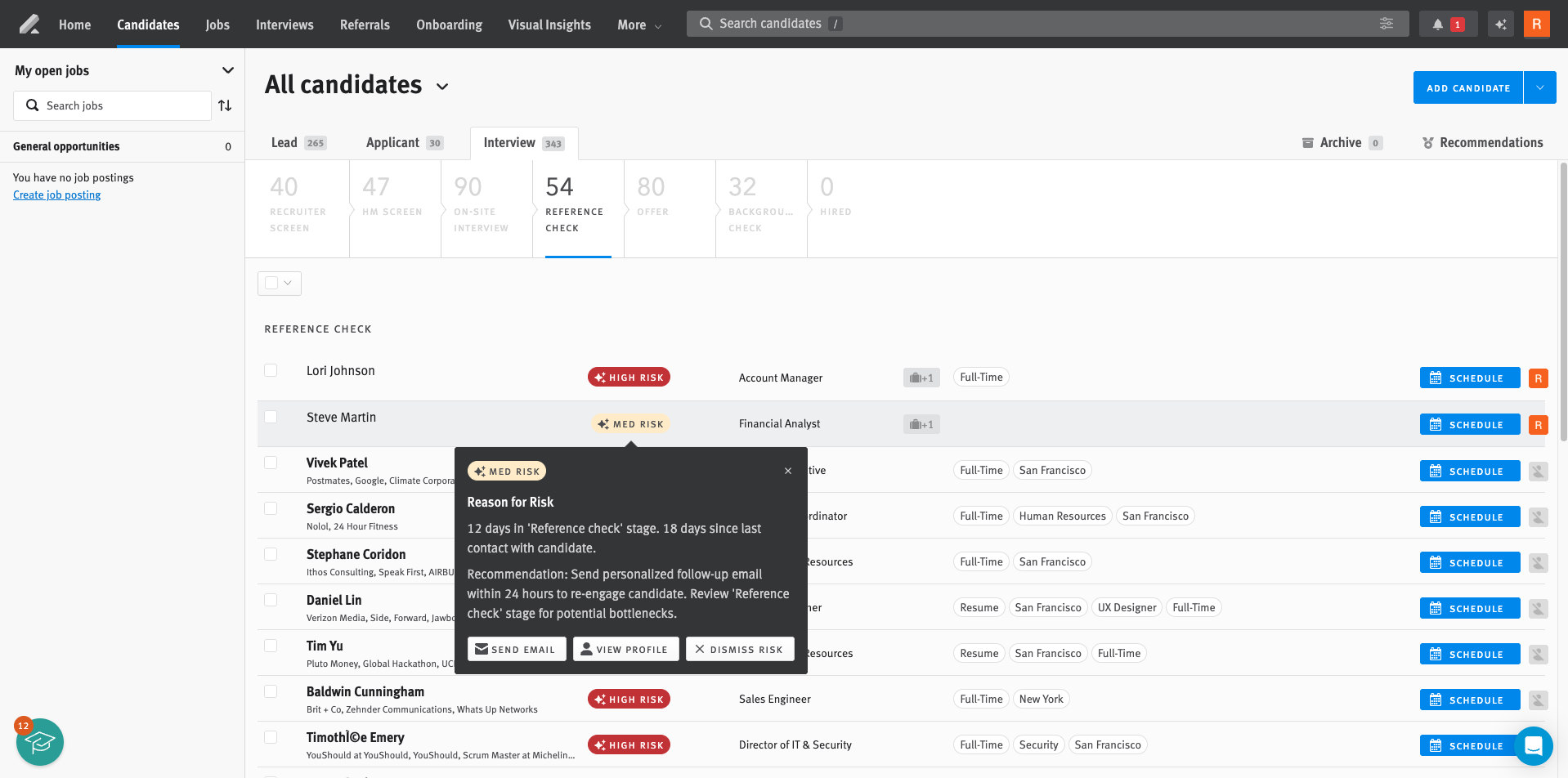 Med Risk Tag Example