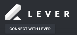 Lever logo in Refapp with connect with Lever