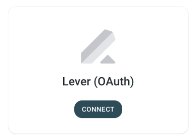 Lever Oauth in ModernLoop with connect button