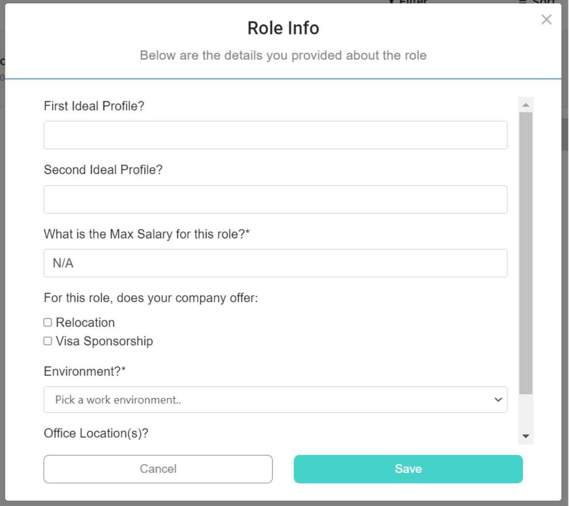Rolebot role info editor with detail fields and save button.