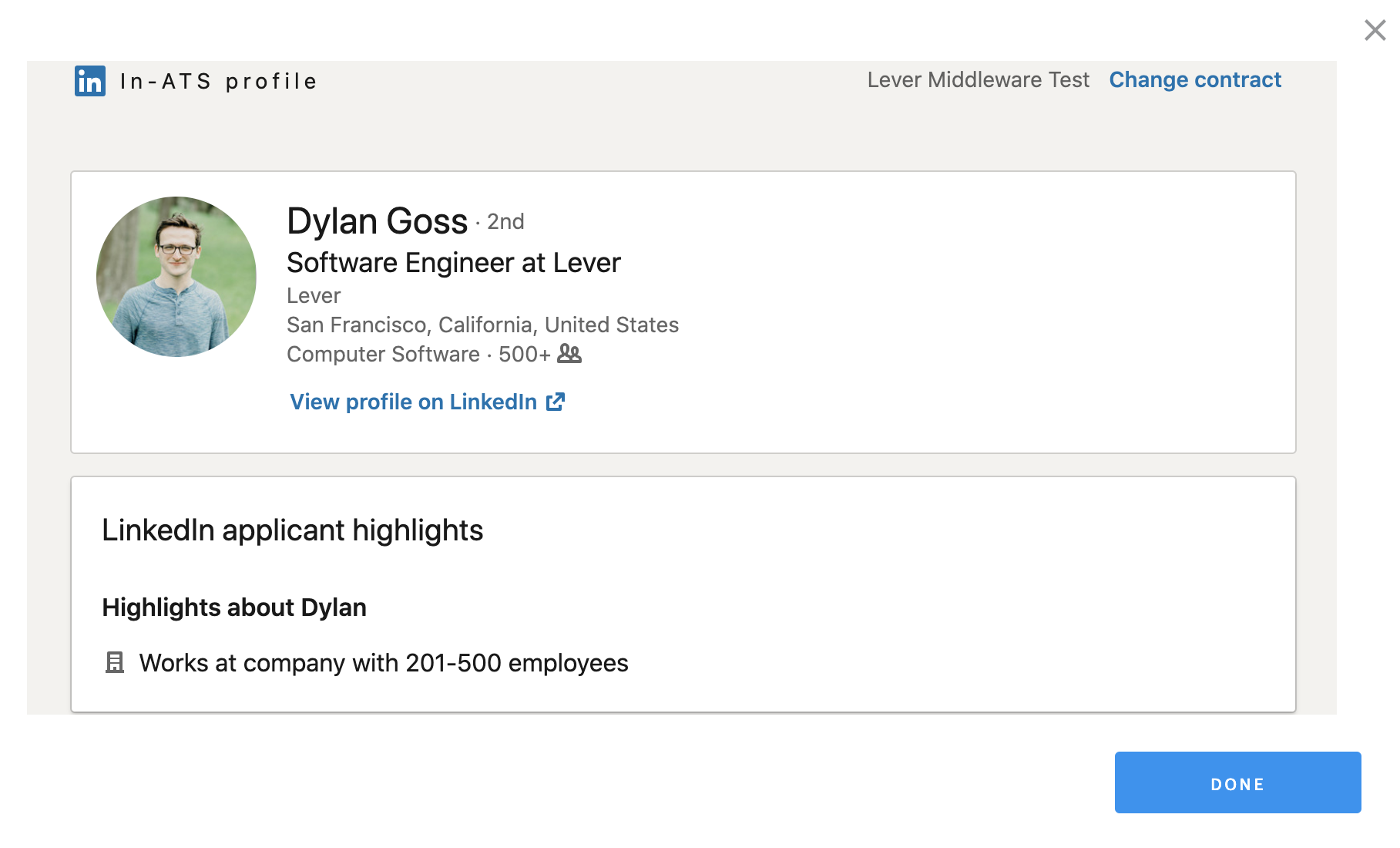 Enabling and using the LinkedIn Apply Connect Integration